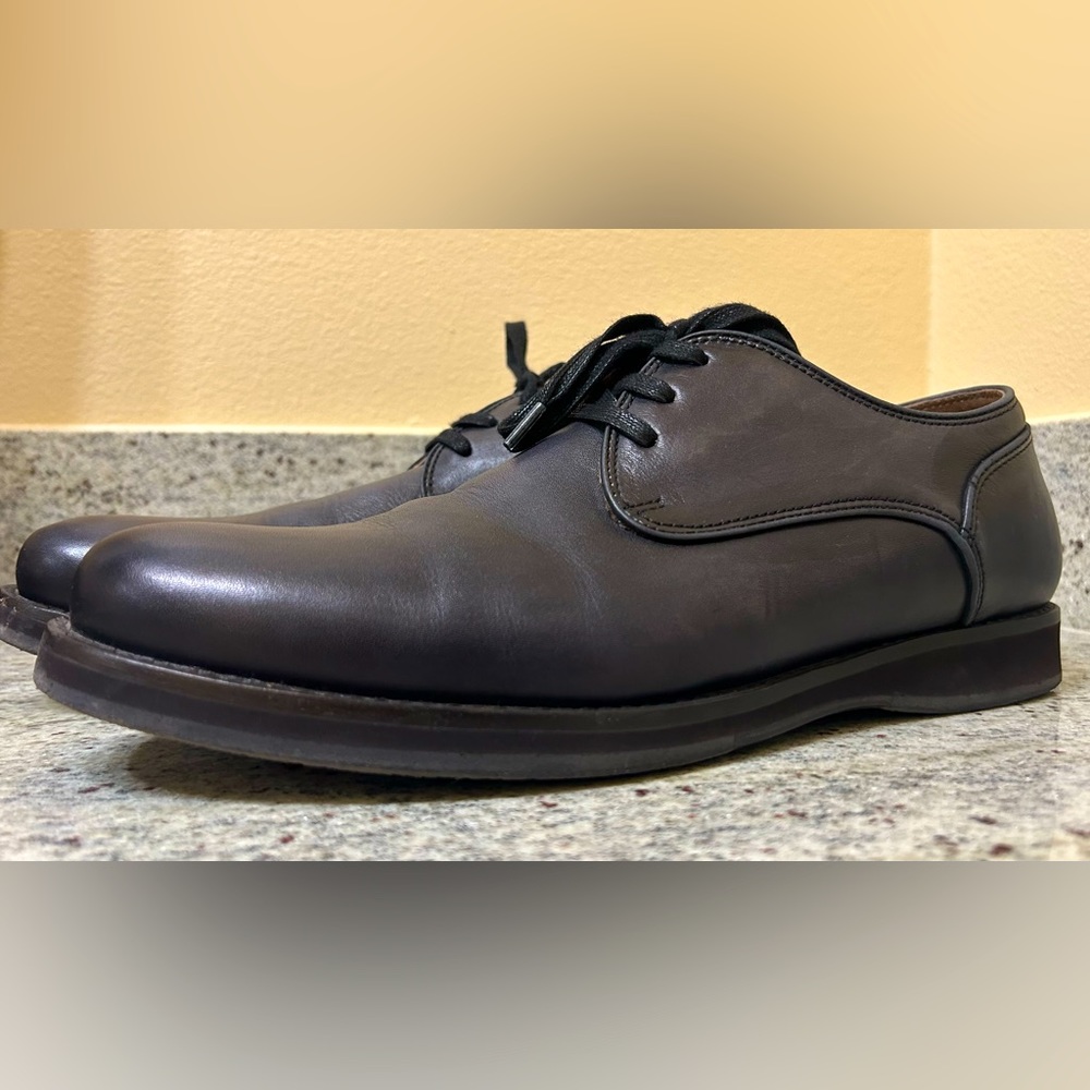 John Varvatos Black Derbys